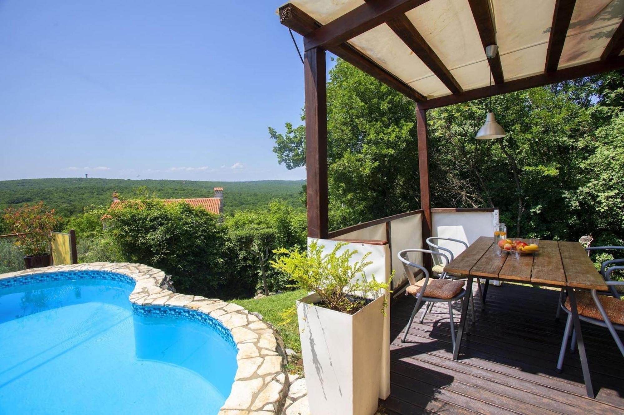 Holiday Home Deborah With Private Pool Labin  Extérieur photo